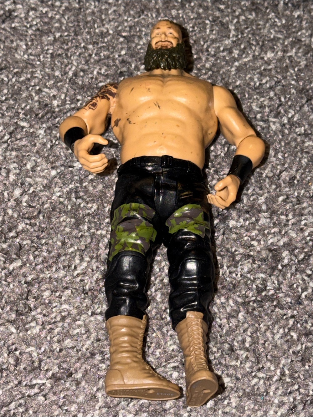 WWE Wrestling Braun Strowman Action Figure Used Pre Owned As Is Collectible BST.